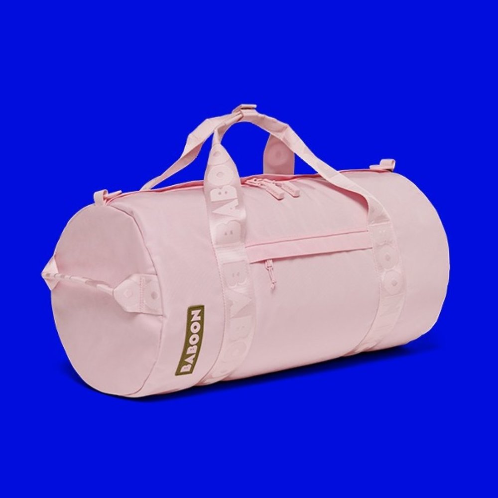 Baboon to the moon pink gym tote